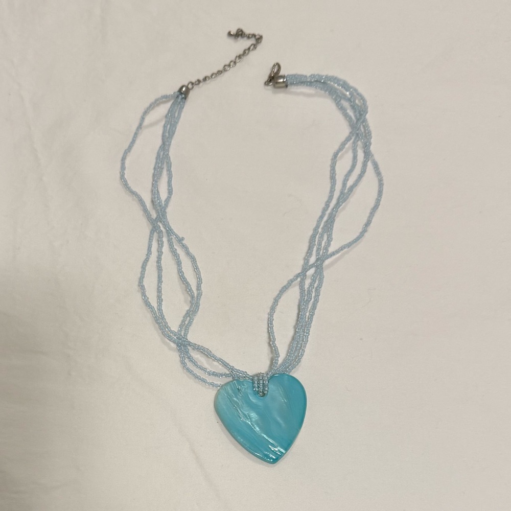 Beaded Heart Necklace